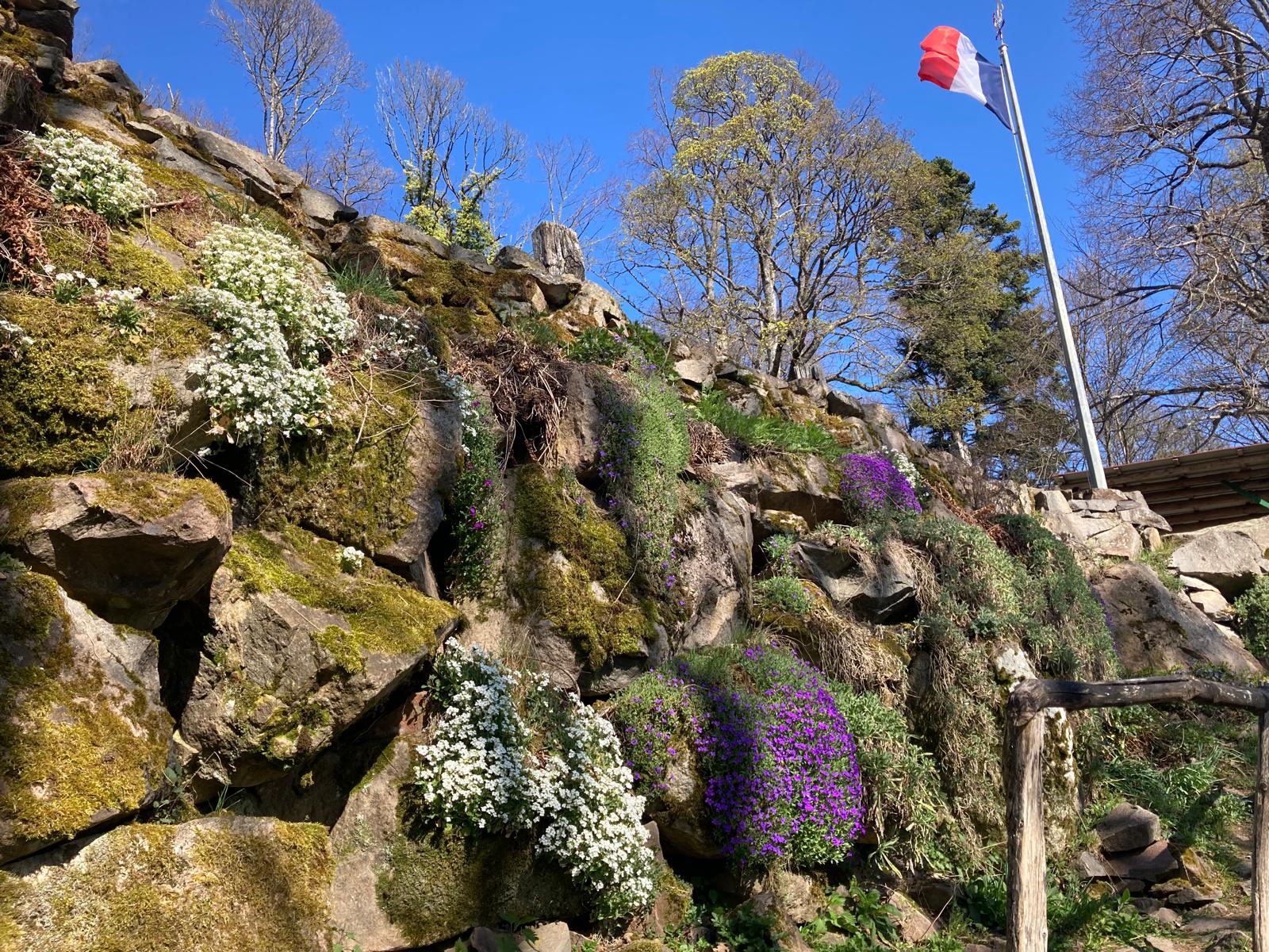 montée vers le drapeau